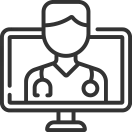 The outline of a provider on a screen.